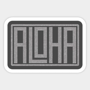 Aloha Sticker